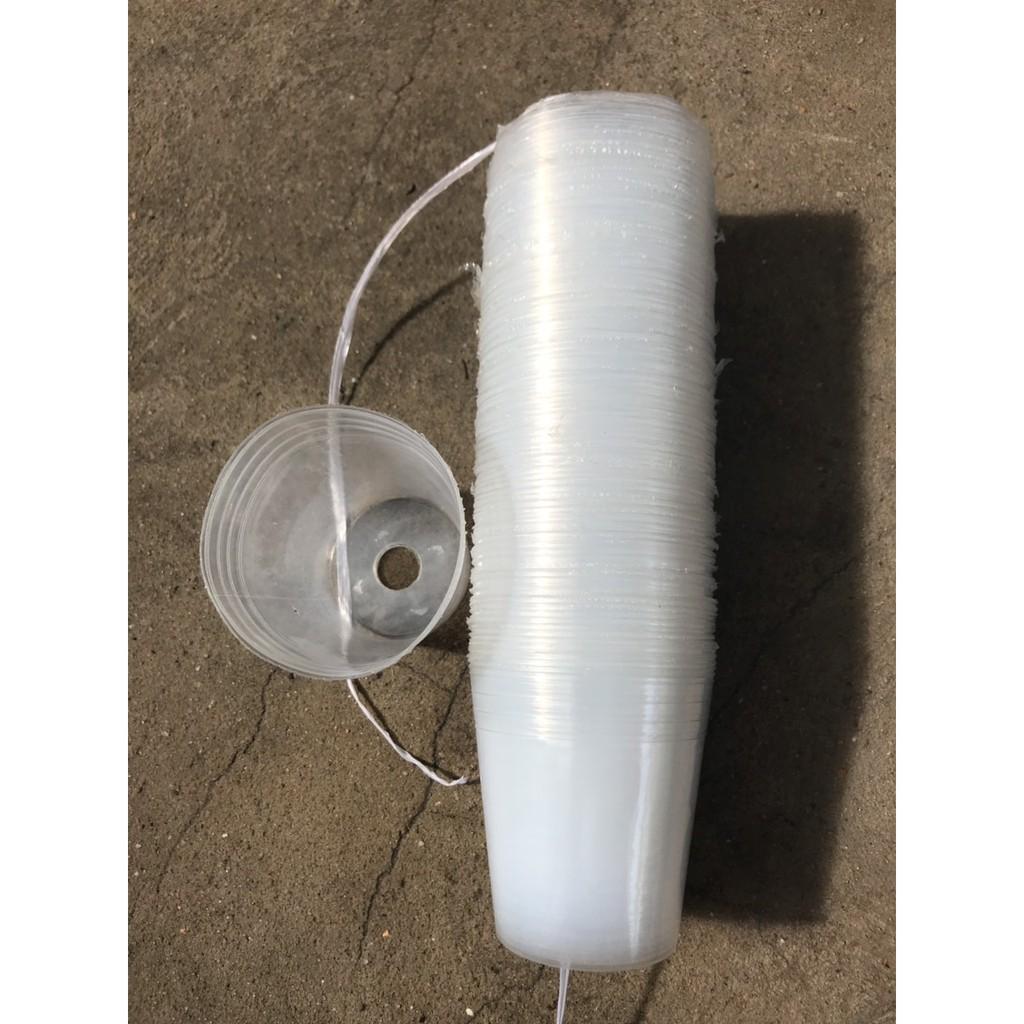 100 chậu nhựa dẻo trồng hoa lan đường kính 7.5 cm