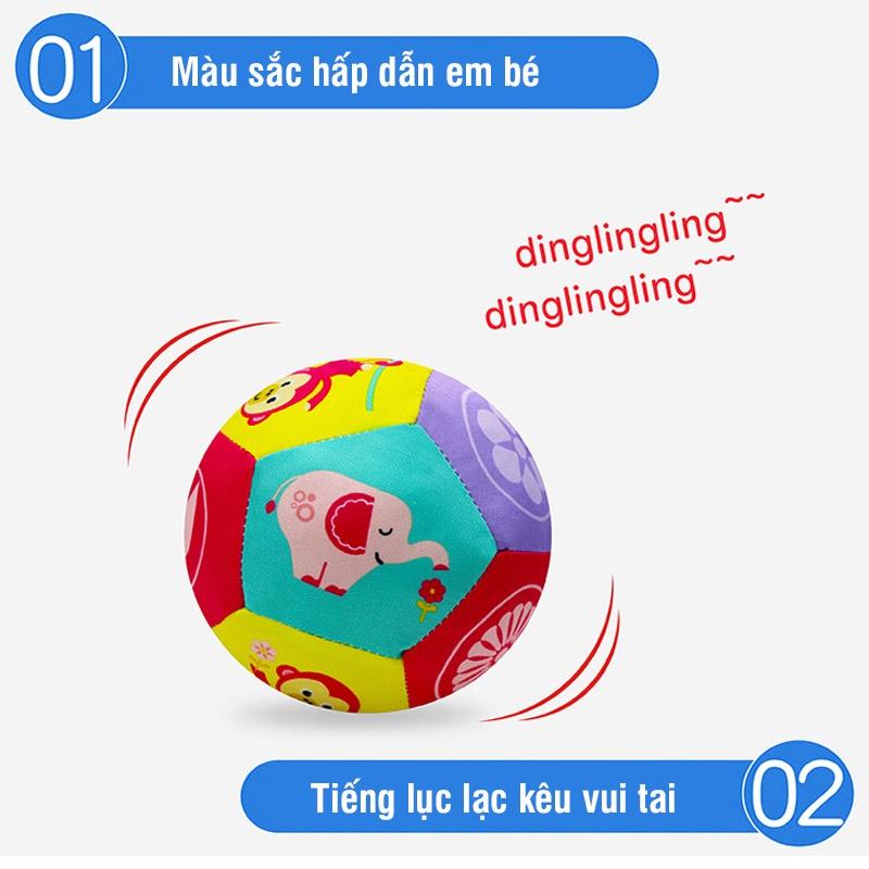 Bóng vải lục lạc cho bé Fisher Price