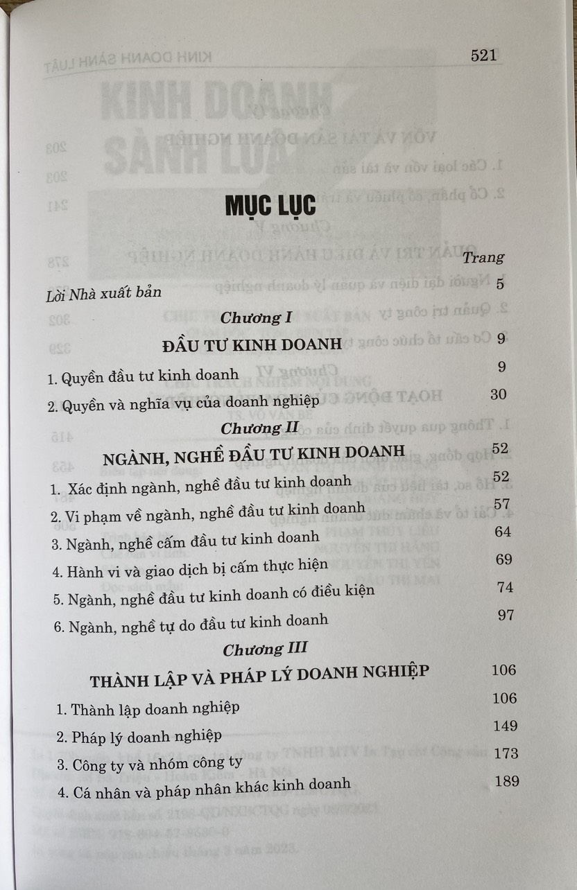 Kinh Doanh Sành Luật