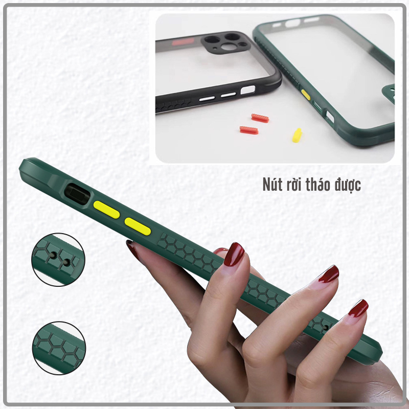 Ốp lưng chống sốc trong viền màu cho iPhone 12 Pro Max-12 Pro-12 / iPhone 11-11 Pro-11 Pro Max / iPhone X-XS-XR-XS Max / iPhone 7 Plus-8 Plus