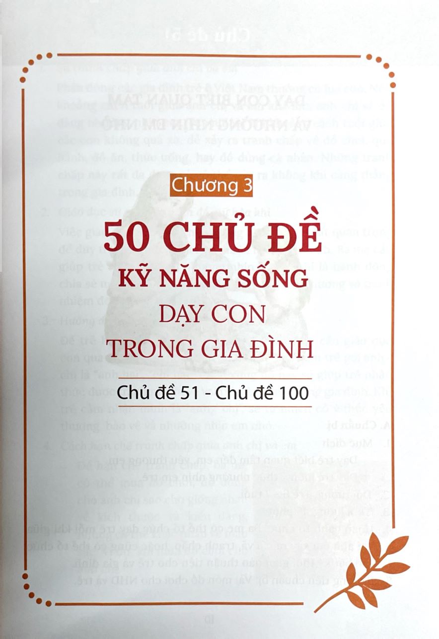 100 Kỹ Năng Sống Dạy Con Trong Gia Đình (Con Từ 3 Đến 10 Tuổi) - HA