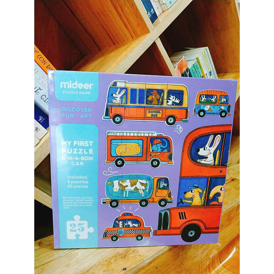 My First Puzzle - Ghép hình cho trẻ mới bắt đầu 2+ chính hãng Mideer - 7 chủ đề