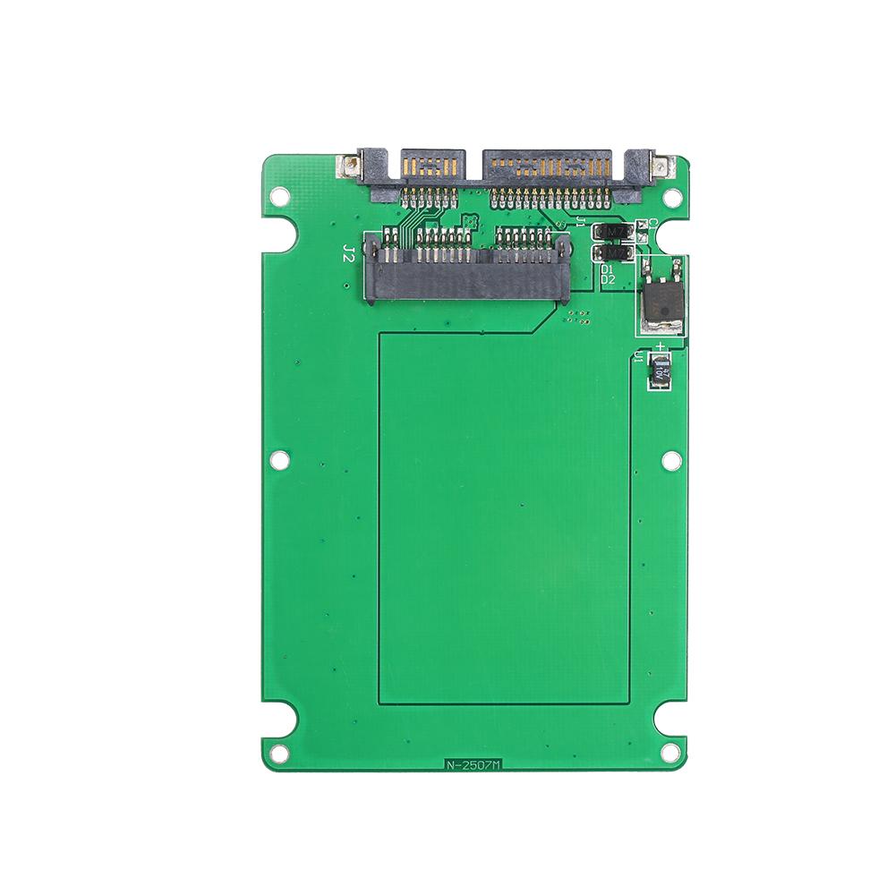 1.8 '' Micro SATA SSD sang 2.5''SATA HDD Card Adapter Card MSATA to SATA Converter Card
