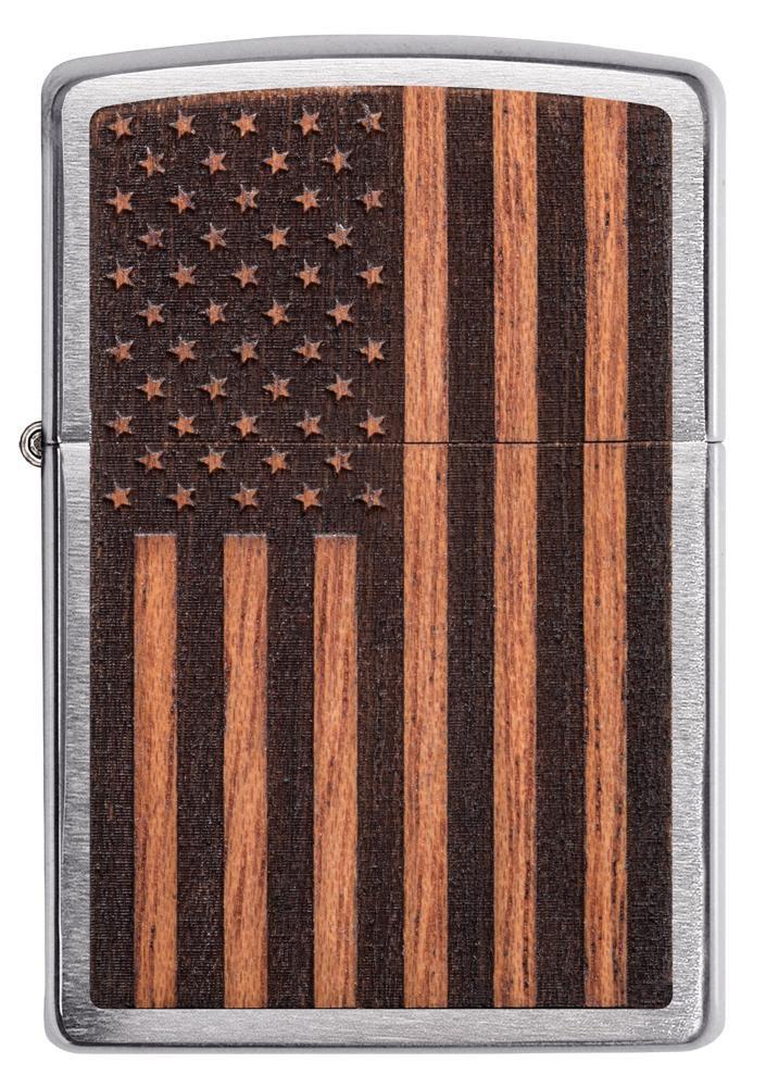 Bật Lửa Zippo WOODCHUCK USA American Flag 29966