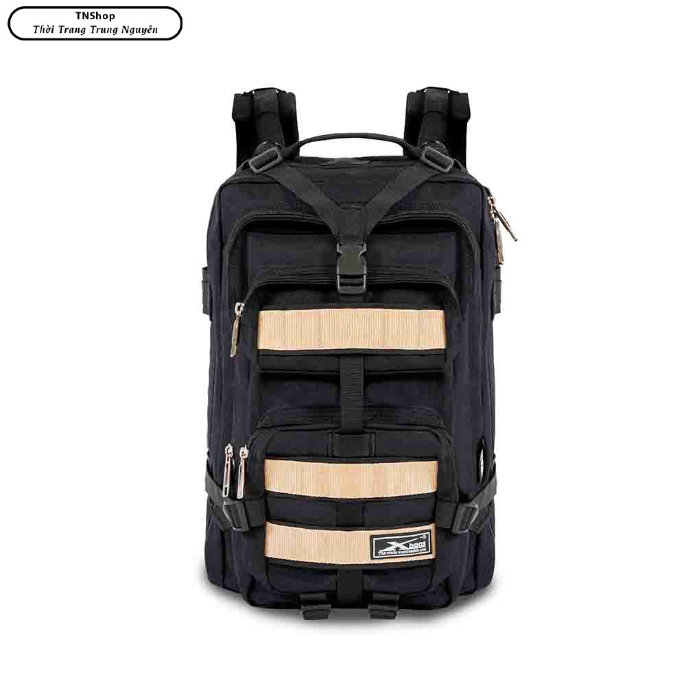 Balo Du Lịch Xbags Hike XB 1003 - Balo Phượt Chuyên Dụng Cỡ Lớn, Vải Chống Nước Bền Bỉ, Có Đệm Lưng Trợ Lực, Nhiều Ngăn Tiện Lợi