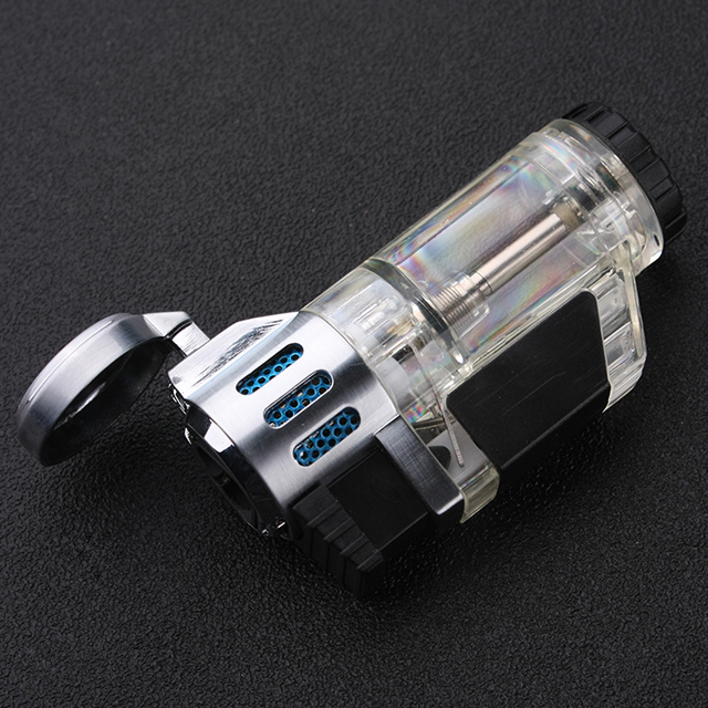Vỏ Hột Quẹt Bật Lửa Khò 3 Tia Jobon ZB-373 Thiết Kế Nhỏ Gọn Độc Lạ Lửa Khò Mạnh Mẽ - Dùng Gas Cao Cấp
