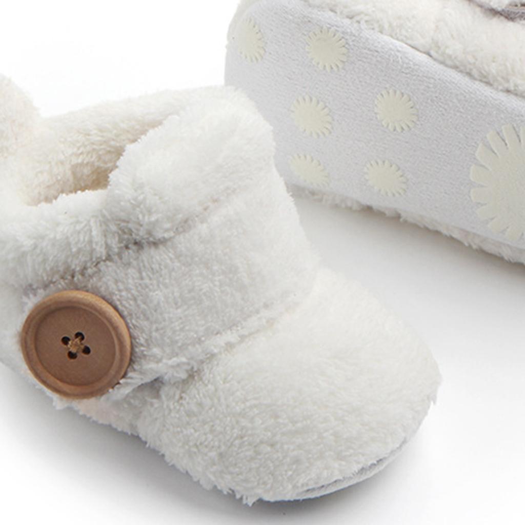 Baby Soft Cloth Sole Shoes Winter Warm Toddler Shoes