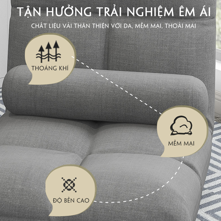 Ghế sofa bệt - ghế lười có gối