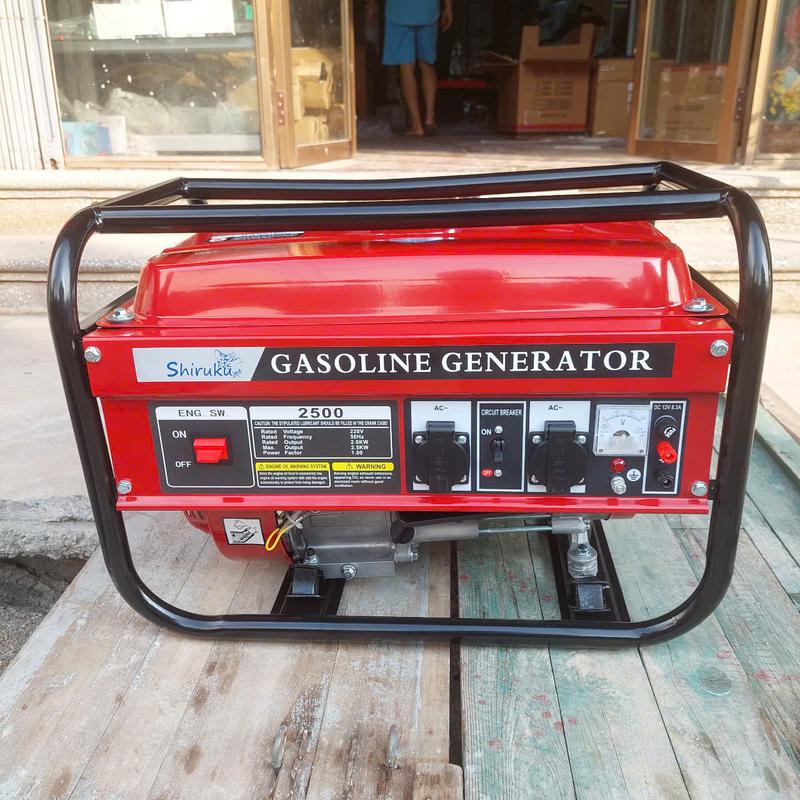 Máy phát điện chạy xăng 3,5kw SHIRUKU EC3500CX khởi đông dễ dàng di chuyển linh hoạt