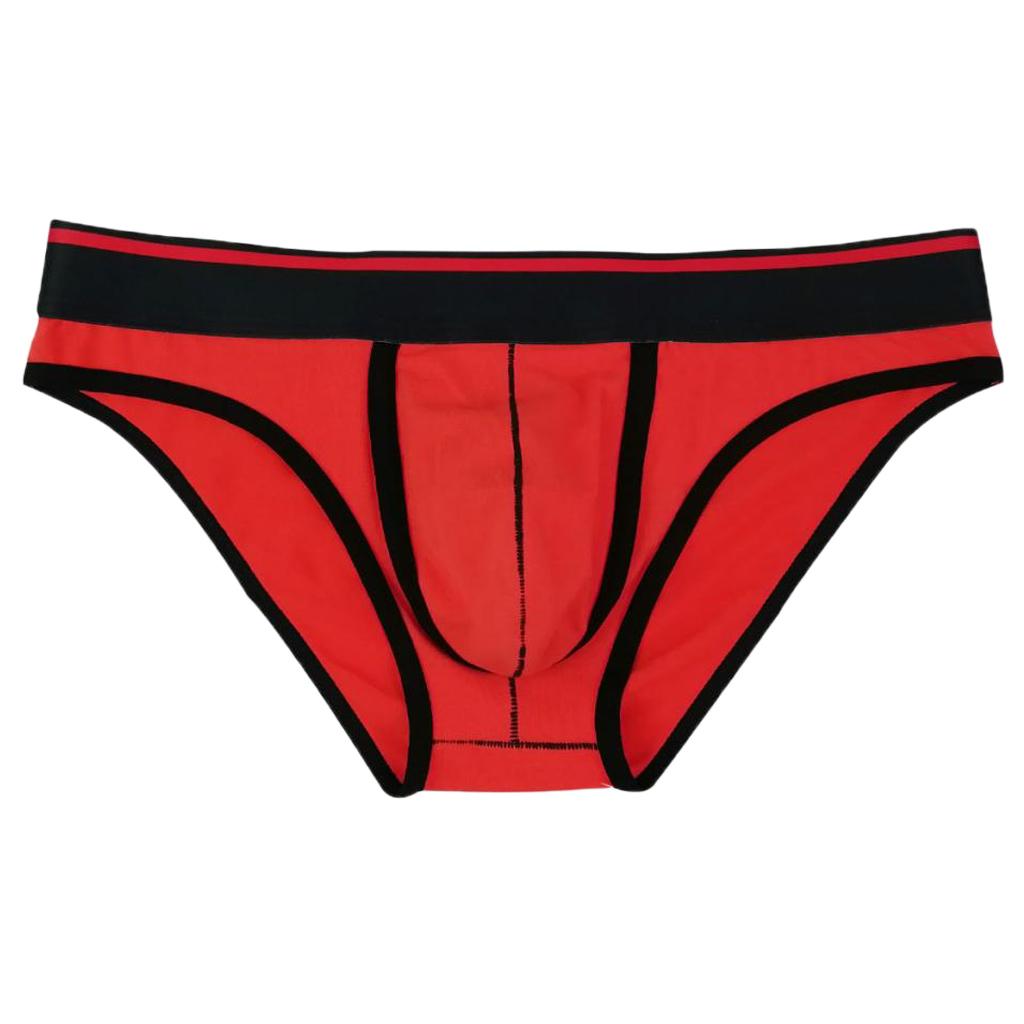 Mens 100% Cotton Low Rise Briefs Underwear Bikini