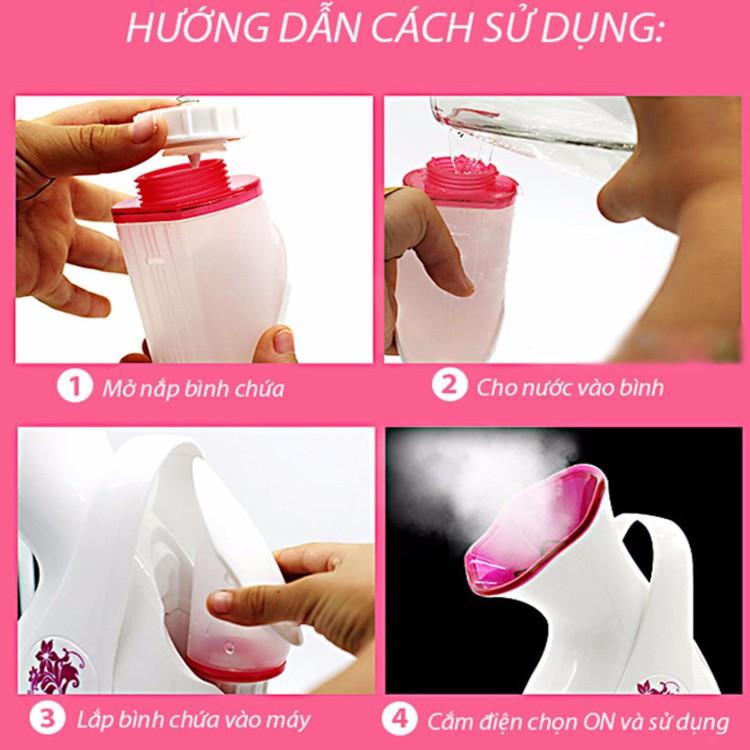 Máy xông hơi mặt phun sương mini ion âm ZJ-608