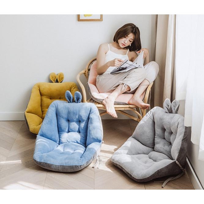 Ghế Lười Tai Thỏ Đệm Bông Tựa Lưng Tiện Lợi