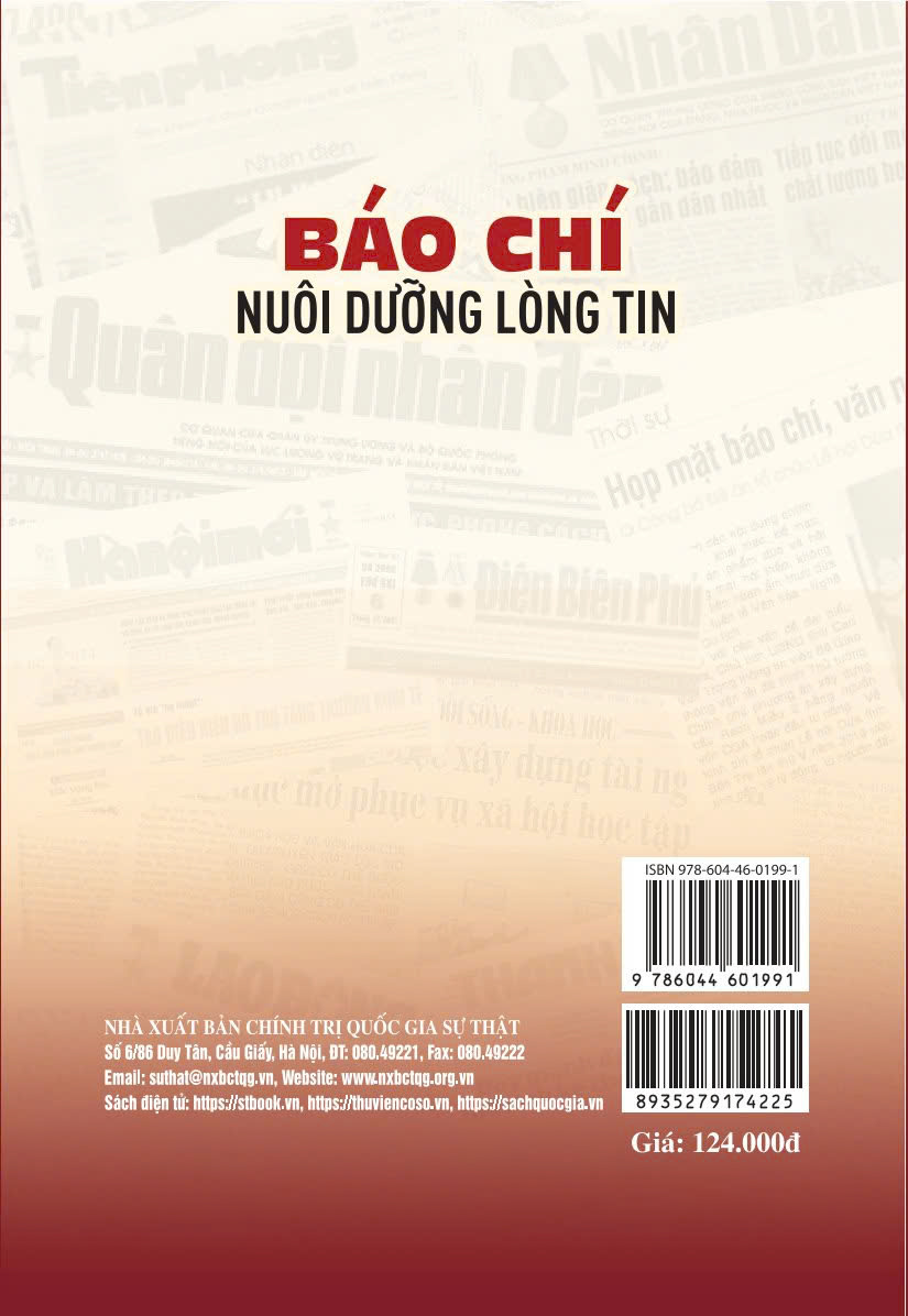 Báo chí nuôi dưỡng lòng tin