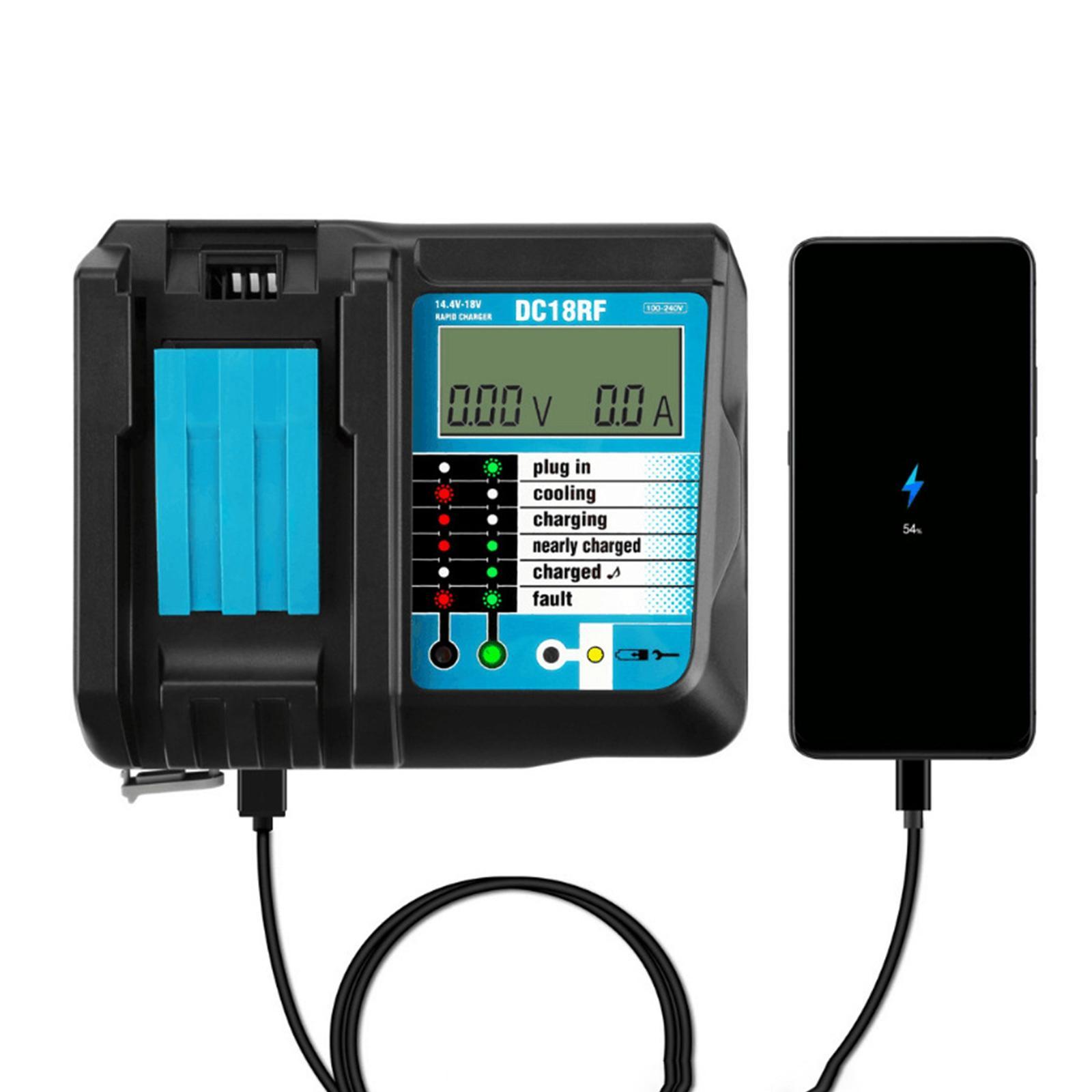 DC18RF 14.4-18V Battery Charger for Power Tools