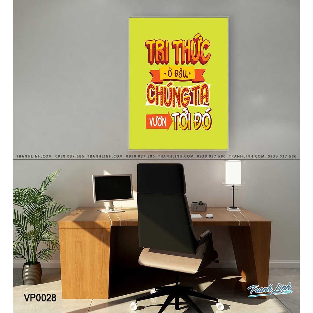 Tranh canvas treo văn phòng tạo động lực