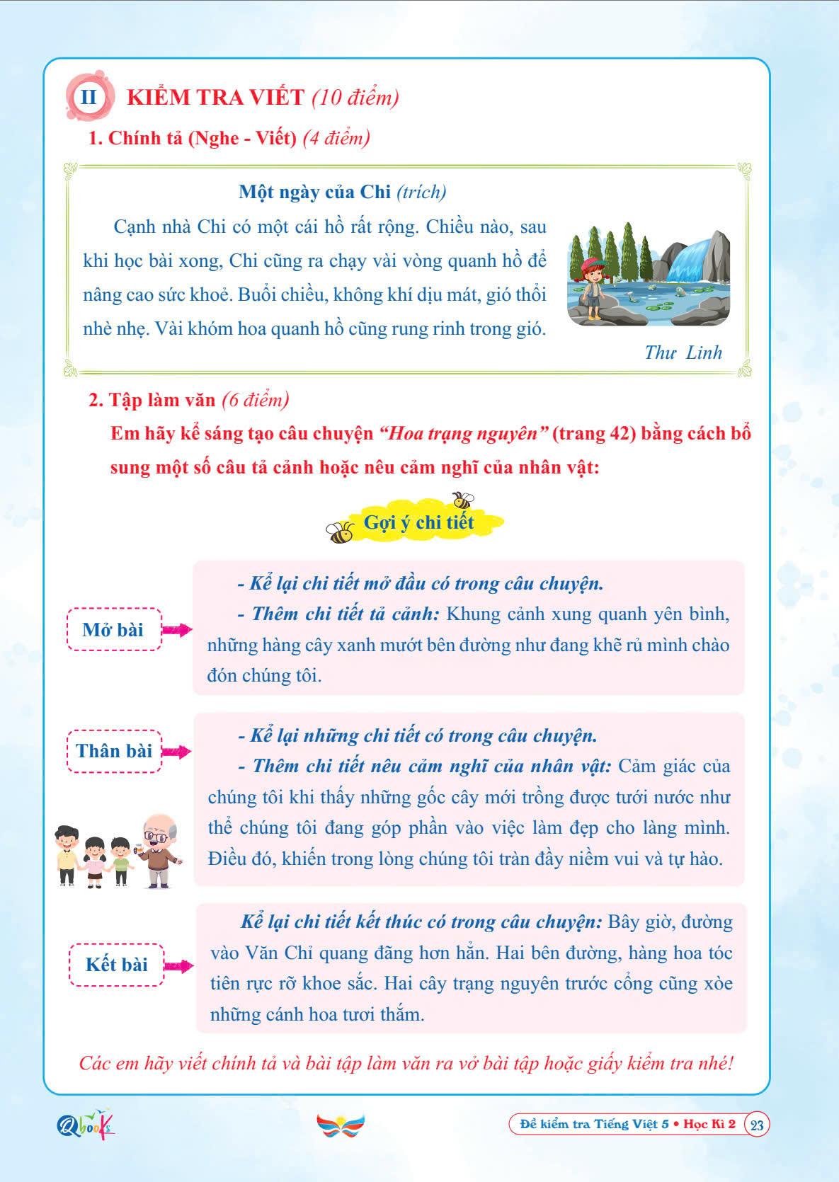 Đề kiểm tra TIẾNG VIỆT 5 Học kì 2 - Cánh Diều - Bản Quyền