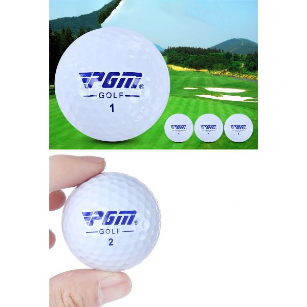 BÓNG CHƠI GOLF LÕI KÉP CỰC BỀN PGM - Q001 (1 hộp / 3 quả)