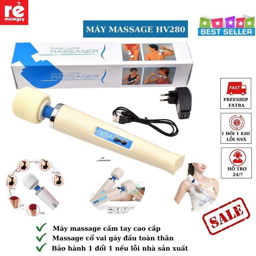 Máy Massage Cầm Tay Magic Wand HV280 Rung 30 Cấp Độ-Hàng Cao Cấp - Gia dụng Nam Định