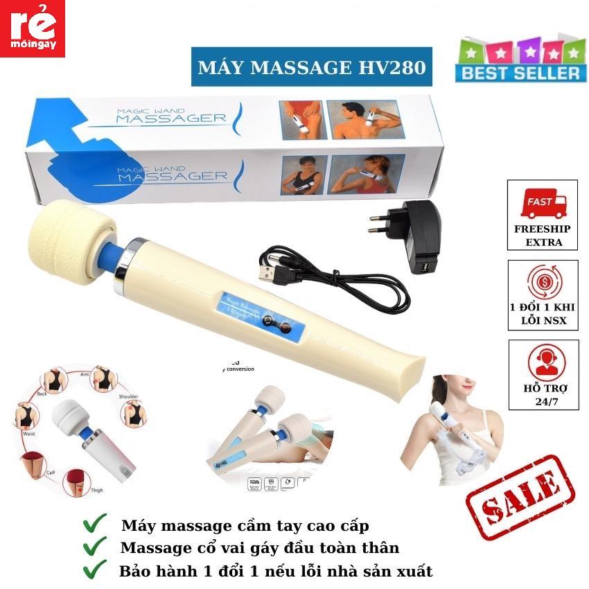 Máy Massage Cầm Tay Magic Wand HV280 Rung 30 Cấp Độ-Hàng Cao Cấp