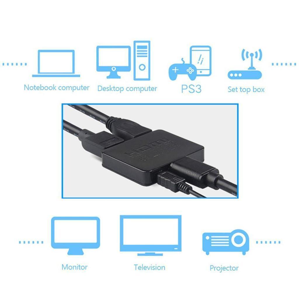 1080P  2 Port   Splitter Switcher 1x2 1  for HDTV PS3