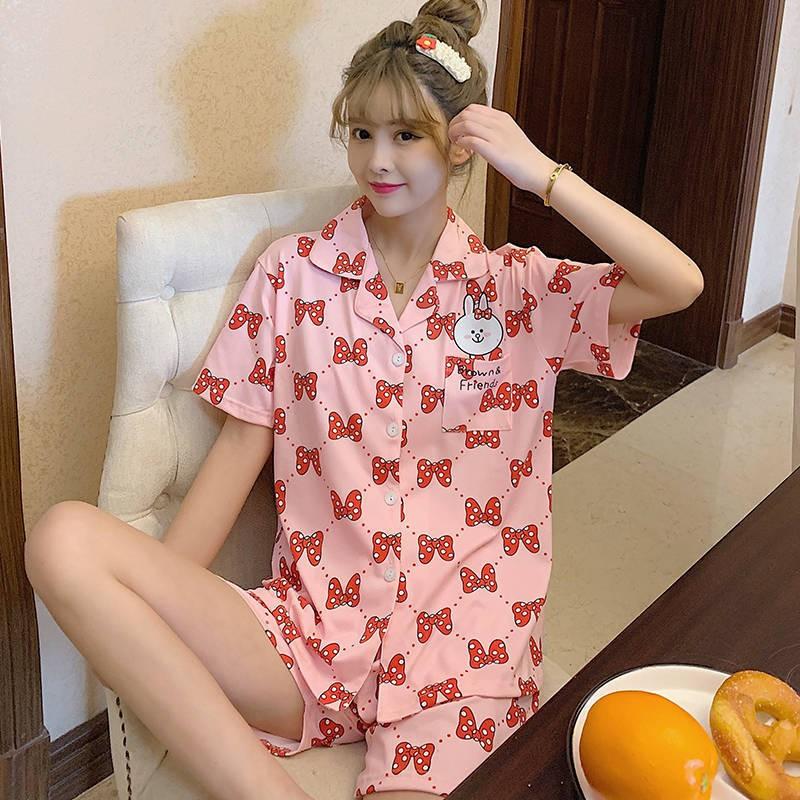 Pijama Mặc Nhà, Bộ Ngủ Nữ Ngắn Tay Nhiều Màu Họa Tiết Siêu Xinh CCCP01