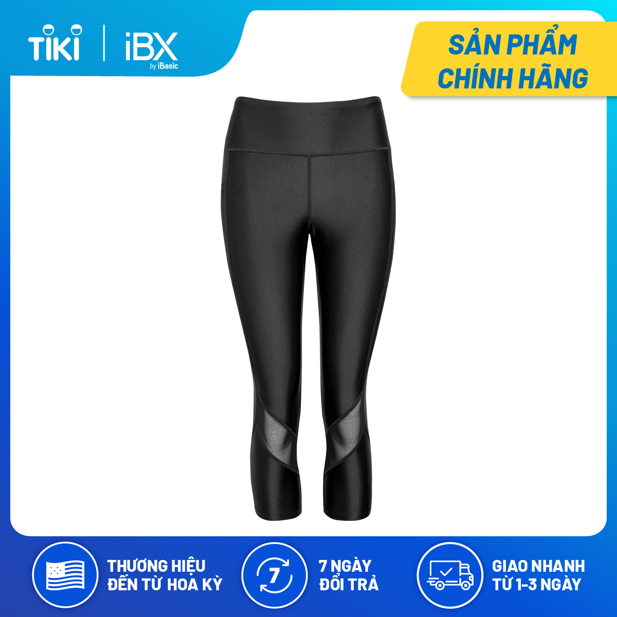 Quần thể thao legging dáng lửng IBX IBX062P