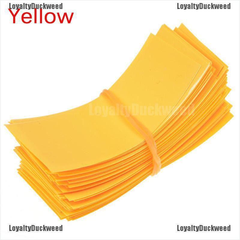 sét 50 cái vỏ bọc Pin 18650 chuyên dụng ( màu ngẫu nhiên )
