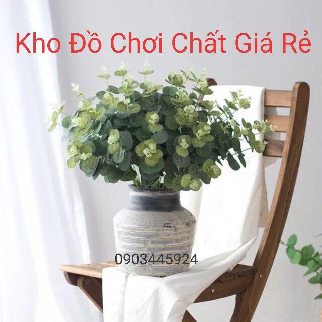 Cành Lá Táo Điểm Cao 50cm 16 Nhánh- Lá cây giả