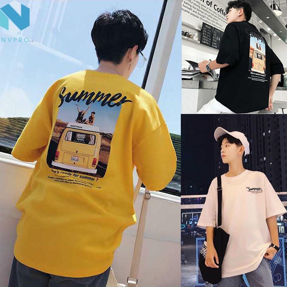 Áo Thun Tay Lỡ Unisex  Freesize từ 40-70kg