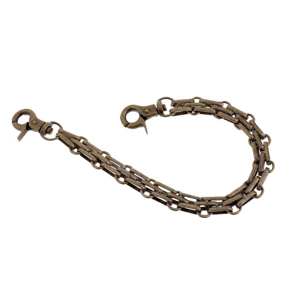 25cm Metal Purse Chain Strap Handle Shoulder Bag Replacement 2pc/set
