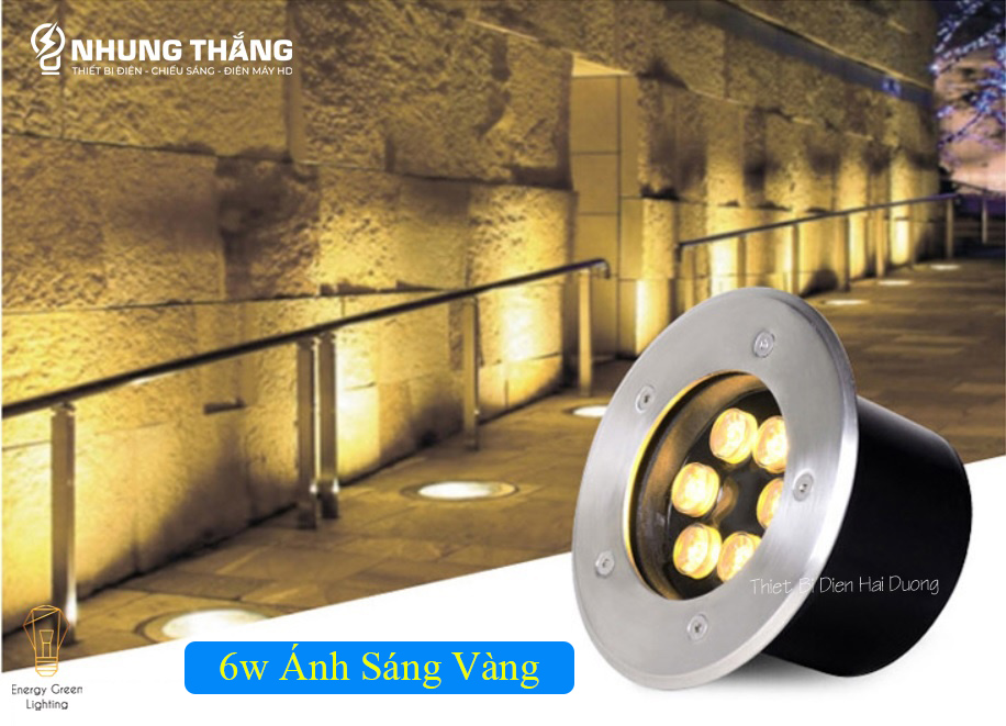 Đèn LED Âm Đất AD-763 - Công Suất 6w,9w -Chống NướcIP67 - Có Video