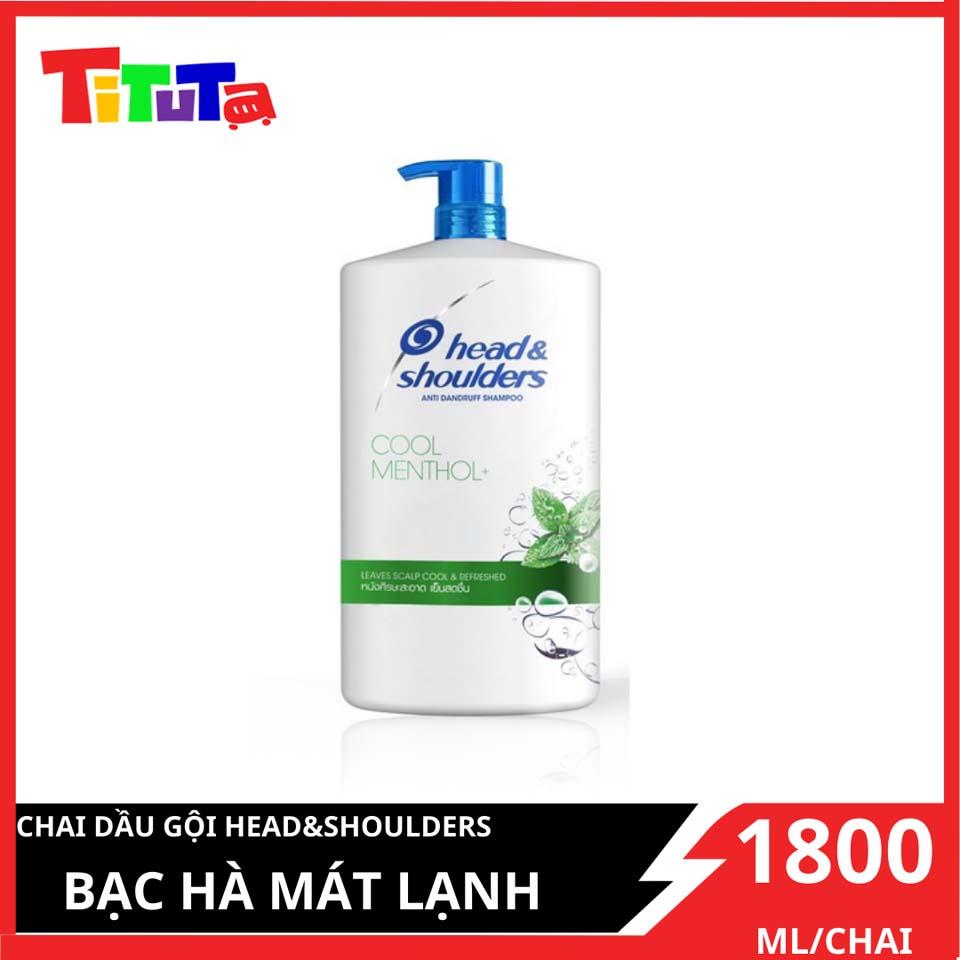 Dầu gội Head&amp;Shoulders Bạc hà 1800ml