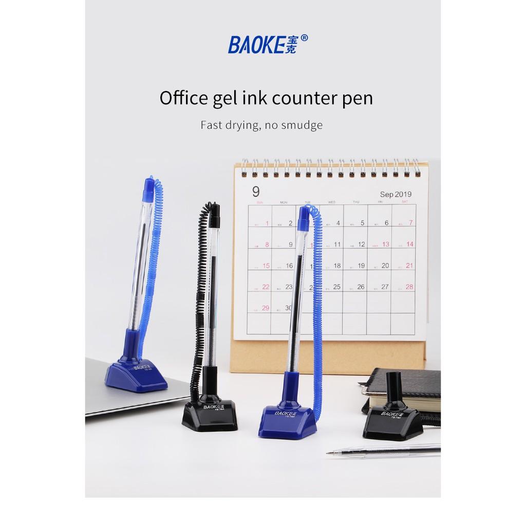 Hộp 24 Cây-Bút Bi Để Bàn- Mực Đen/Xanh-BAOKE/TB780