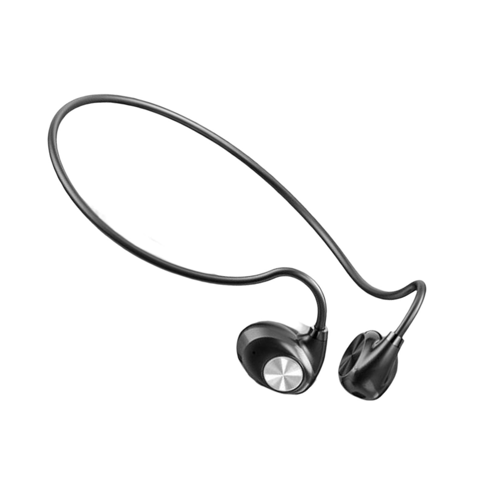 Earphone with Microphone Sports Hiking Headphone Black