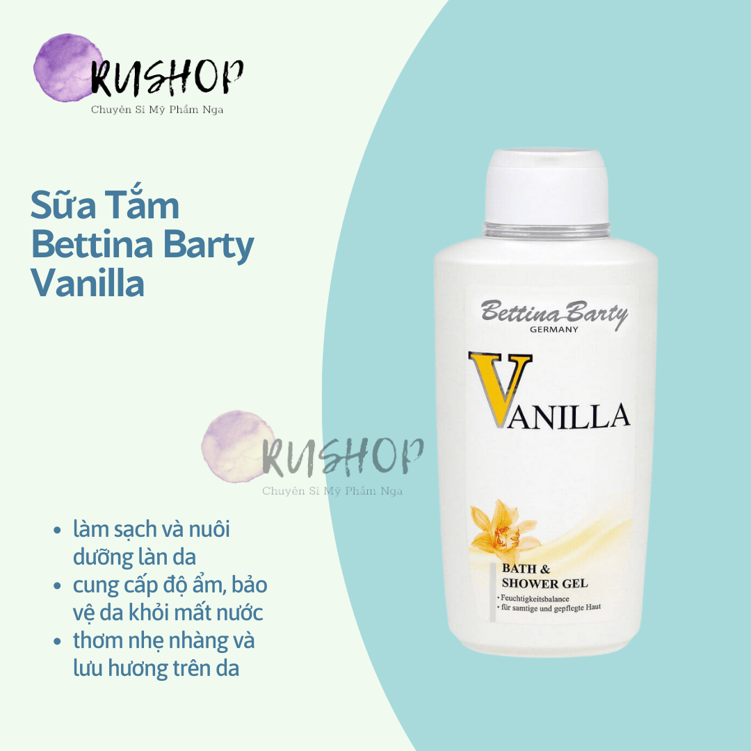 Sữa tắm Vanilla Đức hương nước hoa