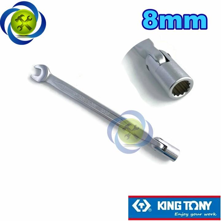 Cờ lê hai đầu 8mm Kingtony 1020-08 (miệng -lắc léo)