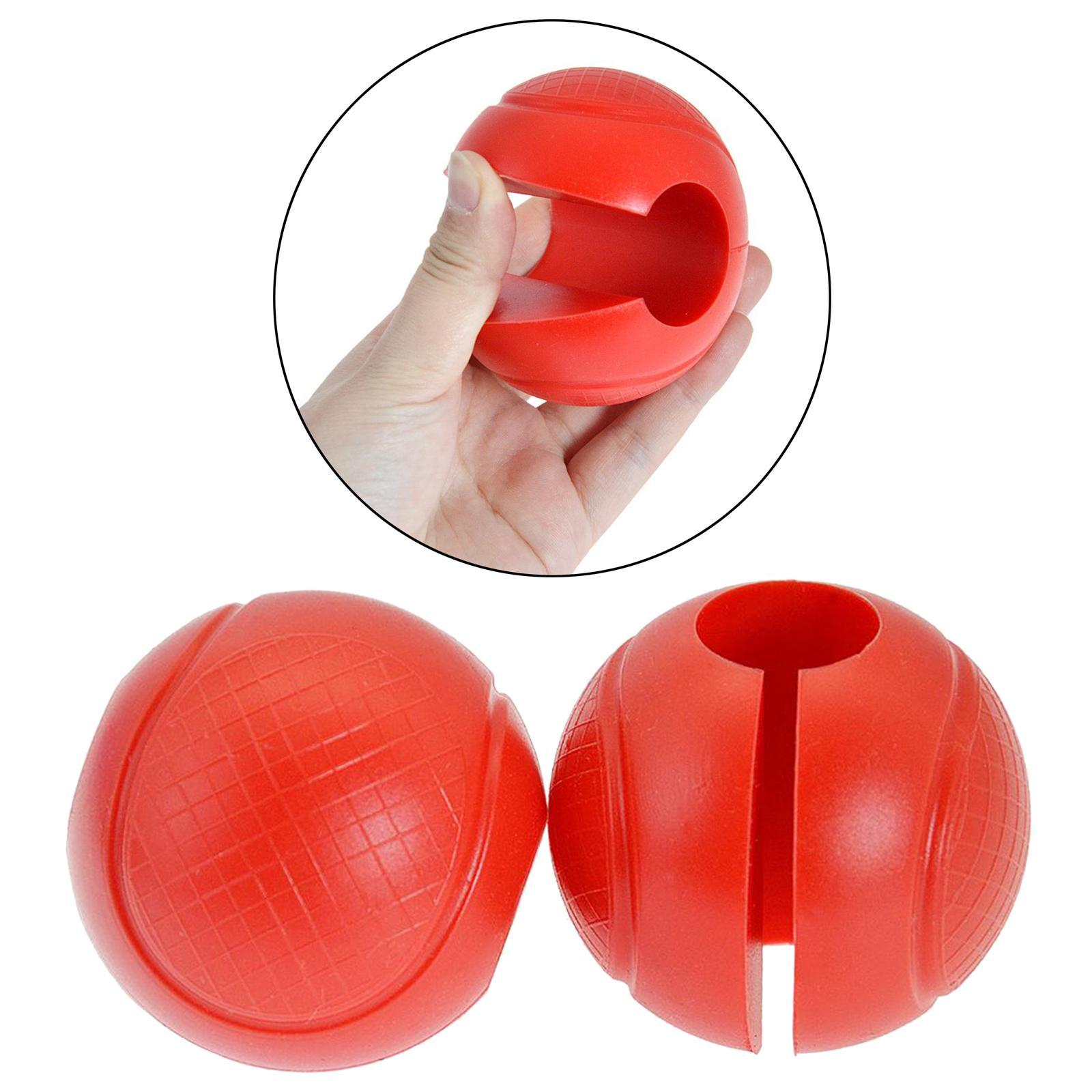 2x Barbell Grips - Thick Bar  Ball Grips for Weightlifting - Dumbbell Handles  Grip Hand  Pull up Tape Arm  Adapter