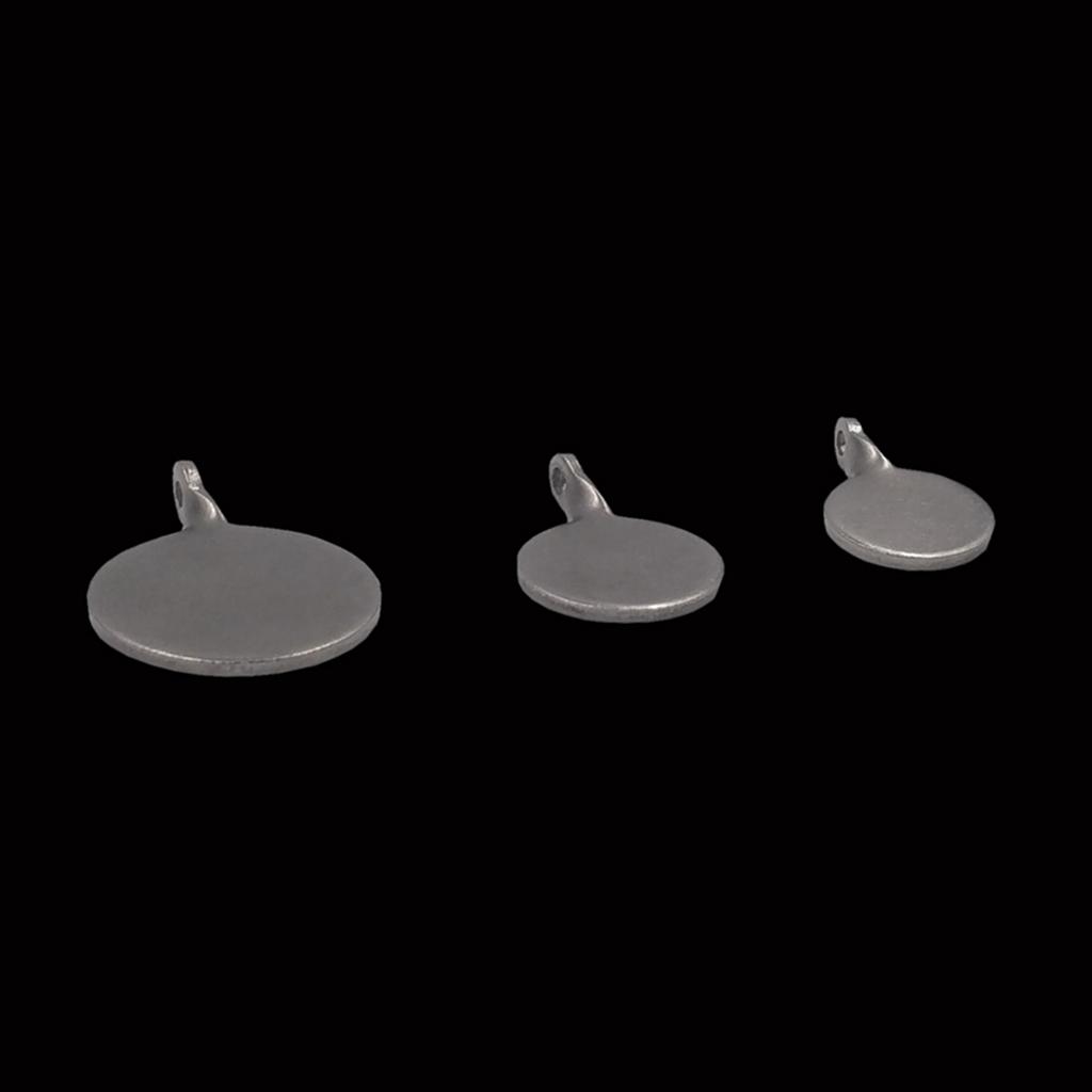 3pcs Stainless Steel Targets 2.5/3/4cm for Shooting Hunting Practice
