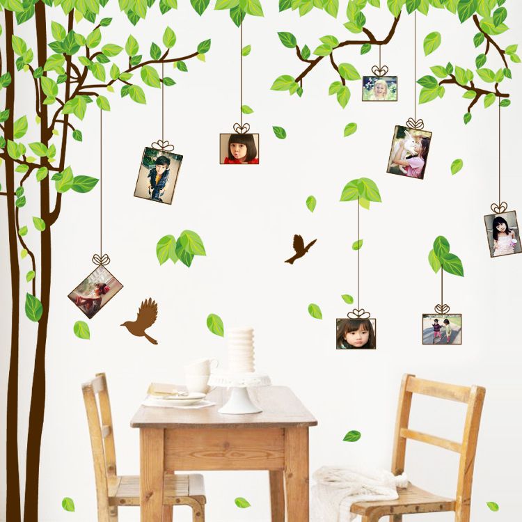 Decal dán tường Cây treo ảnh 7 AmyShop DCX014