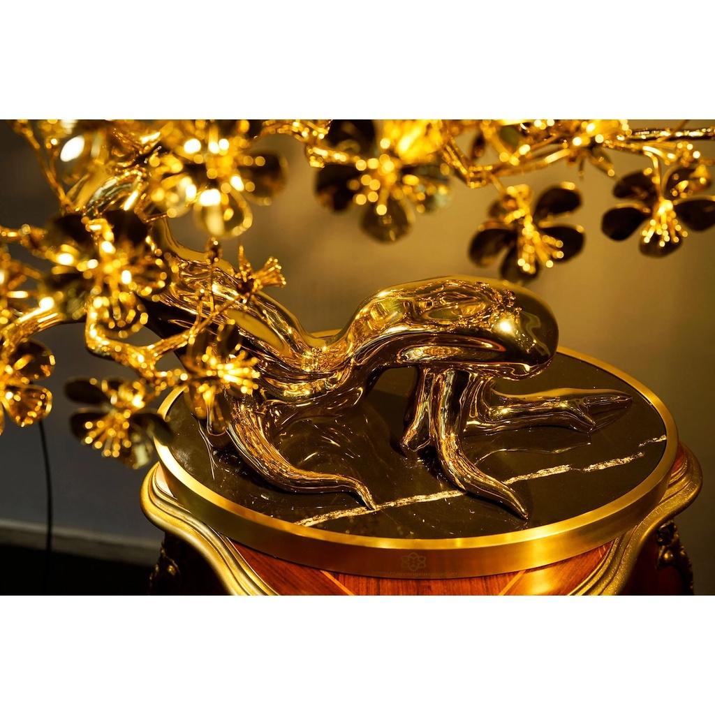 Cây Mai Kỳ Lân mạ vàng 24k cao 45cm