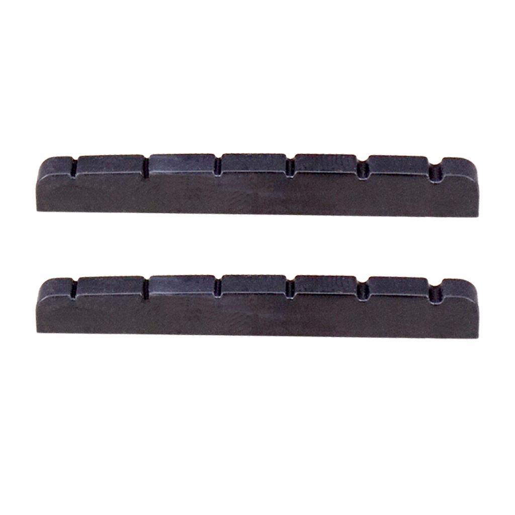 2 Pack 6 String Electric Guitar Nut Slotted for Fender ST TL Style Guitar Replacement