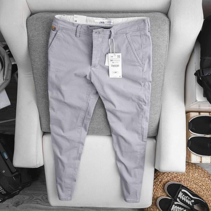 Quần kaki ống suông nam , Quần âu co dãn ôm dáng đẹp vải cao cấp S556