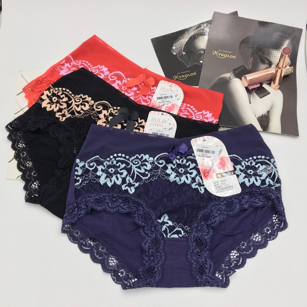 Quần lót nữ cotton ren