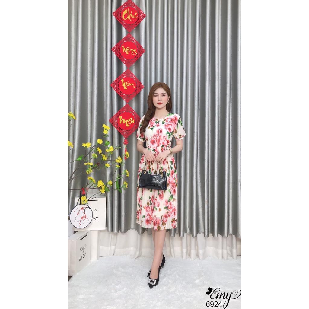 Đầm EMY EM6924 Xoè Dập Ply