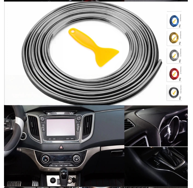 Cuộn Dây Bọc Viền Trang Trí Nội Thất Xe Hơi 1M Chuyên Dụng