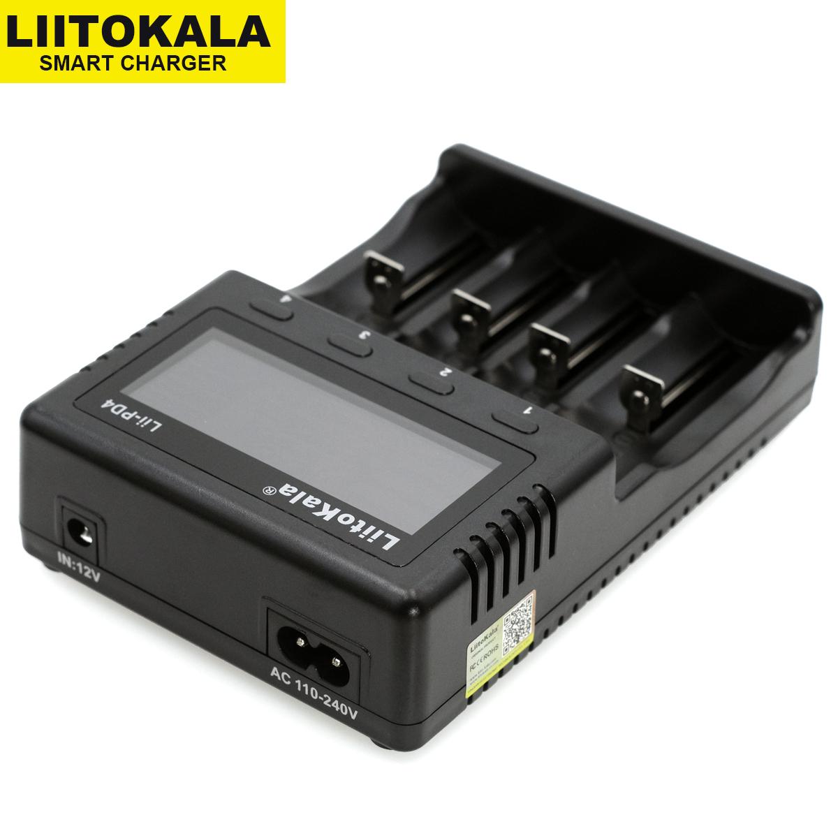 Liitokala Lii-PD4 Lii-PD2 Bộ sạc pin 3.2V 1.2V 3.8V 3.7V 18650 Màn hình LCD 18490 21700 26650 20700 AA AAA Công suất thử nghiệm Màu sắc: Lii-PD2 Trọn bộ