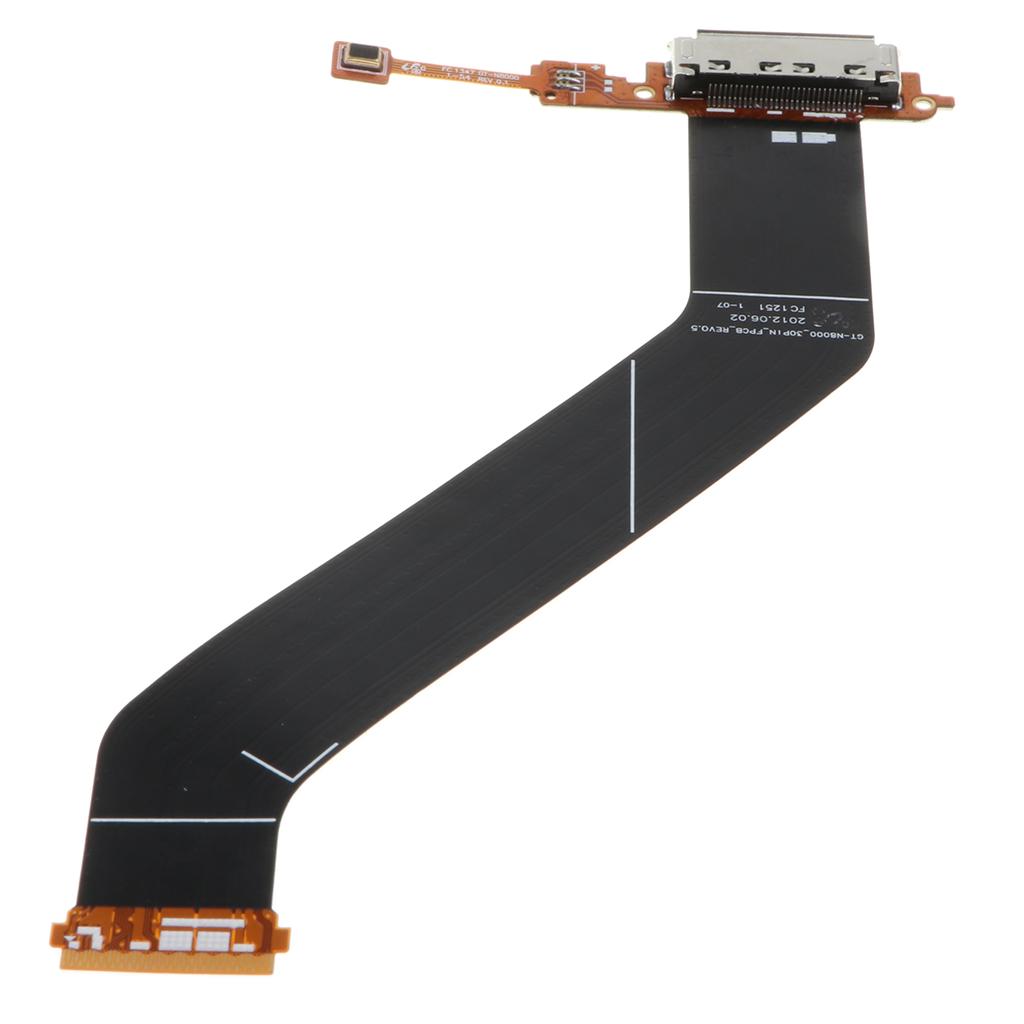 Tablet USB Dock Charging Port Flex Cable For  Note 10.1