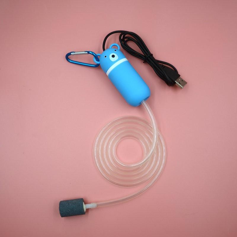 Sủi USB hình gấu KUTE - Sủi cắm sạc dự phòng - cắm sạc tích điện - phụ kiện cá cảnh