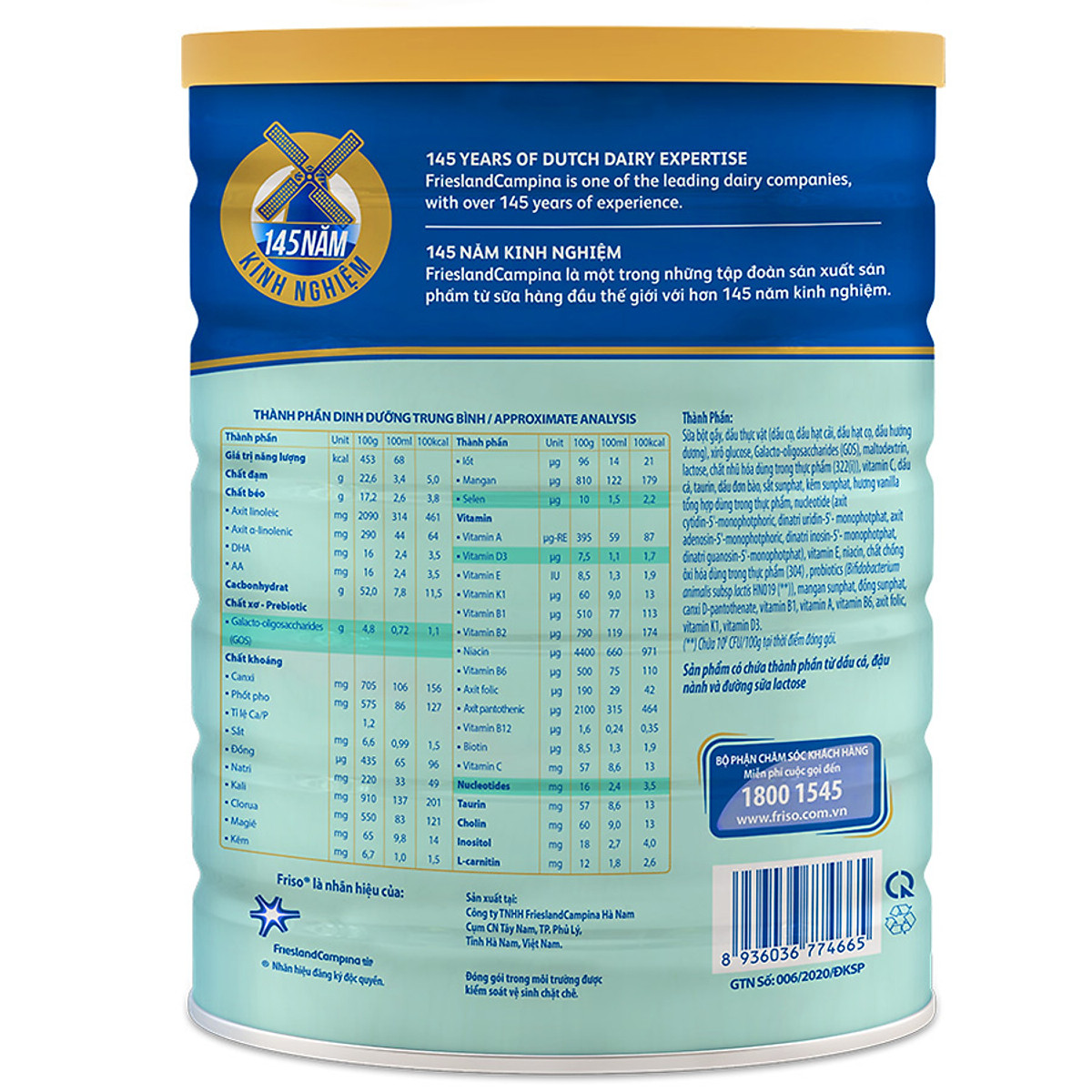 Combo 2 lon sữa Friso Gold 4 - Tặng 1 bộ đồ chơi ghép hình biệt thự