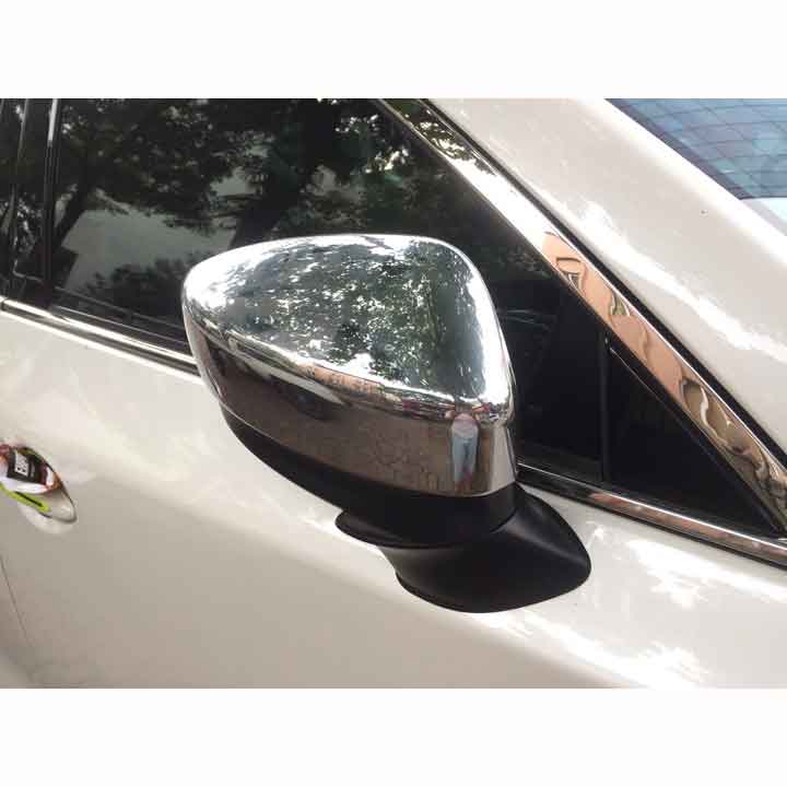 Ốp Trang Trí Gương Chiếu Hậu Mạ Crom Cho Xe Mazda CX8